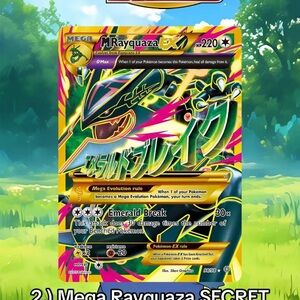 Mega Rayquaza EX Pokémon Card